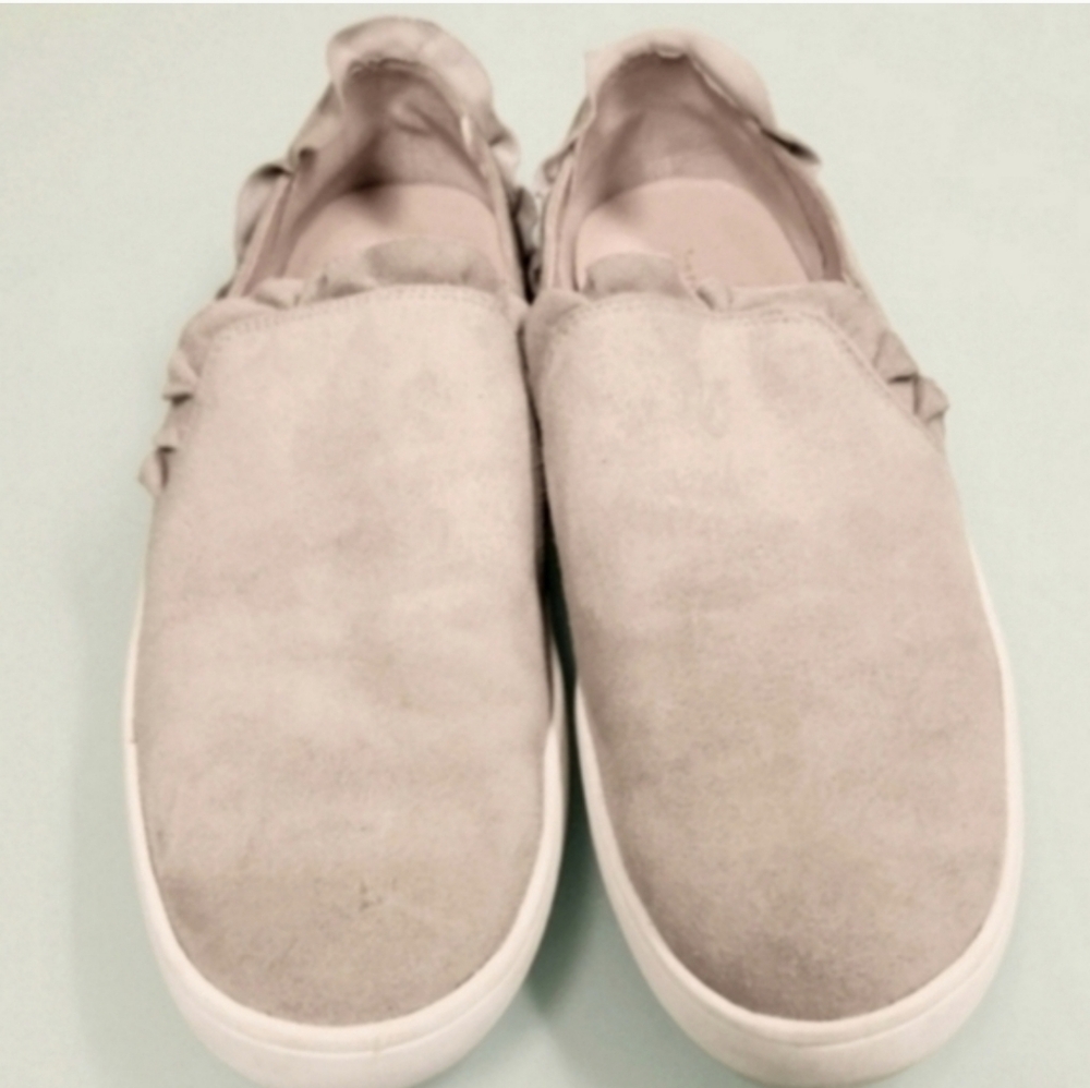 Kate Spade Gray Suede Sneakers